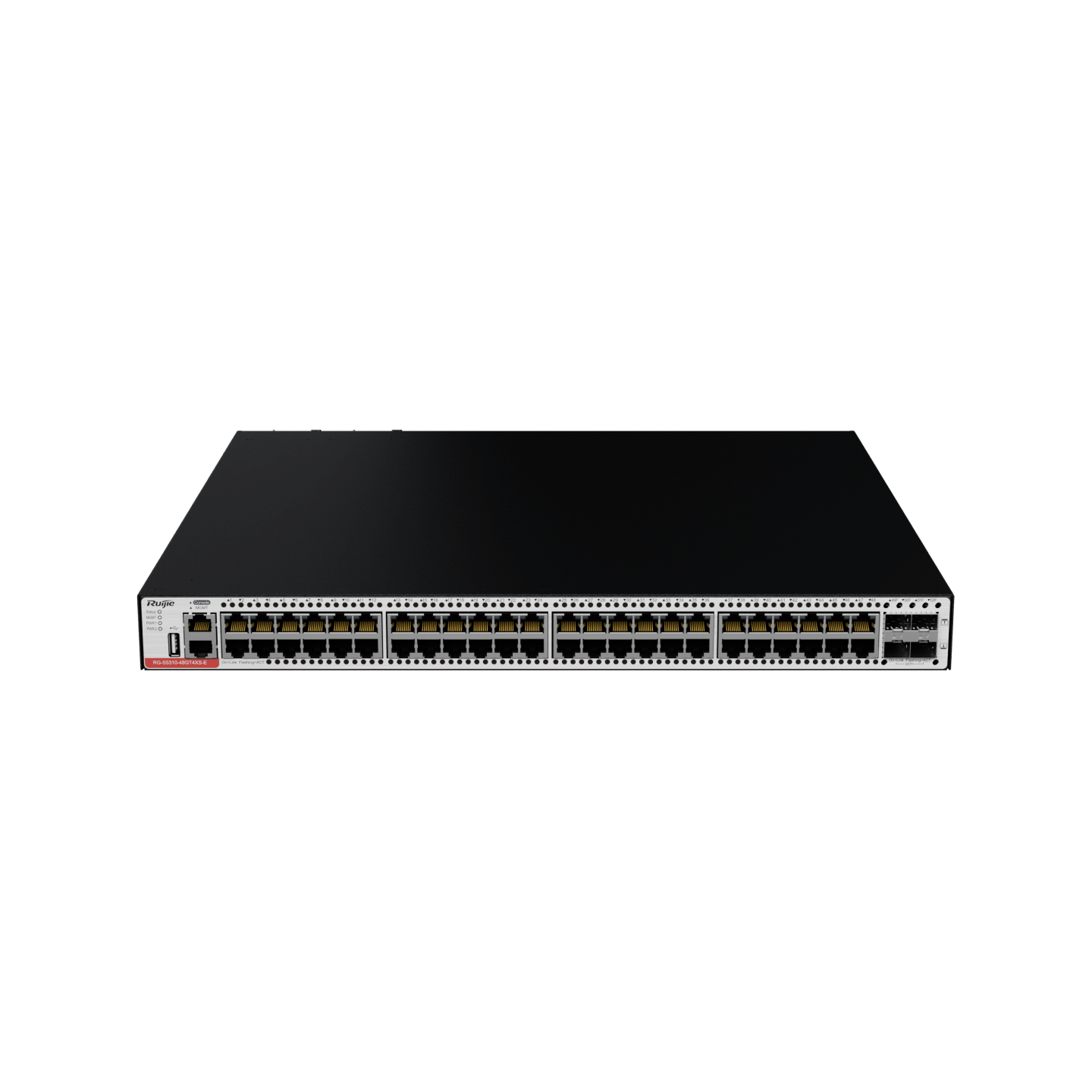RG-S5310-48GT4XS-E 48-Port GE Electrical Layer 3 Managed Access Switch, Four 10G Uplink Ports
