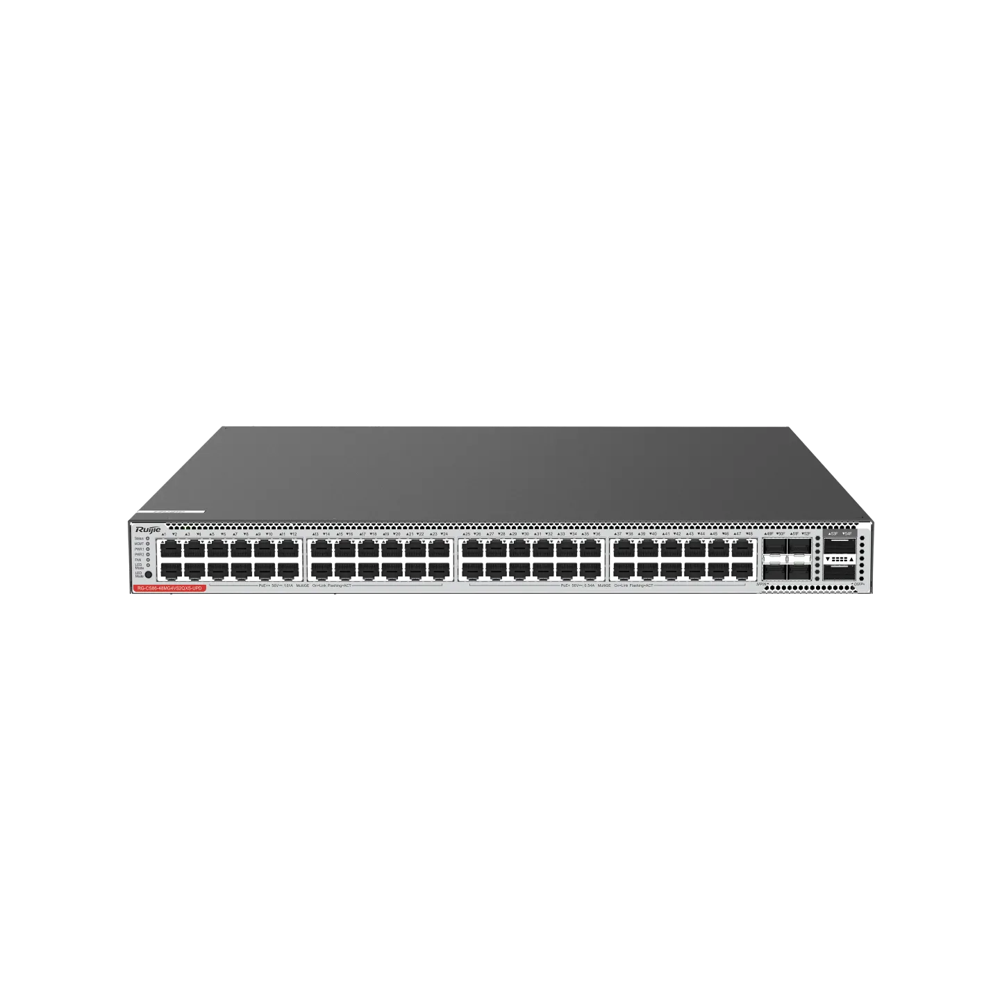 RG-CS86-48MG4VS2QXS-UPD 48-Port Ruijie Multi-GE Switch with Cloud Management, Full 1/2.5/5GE Access with PoE++