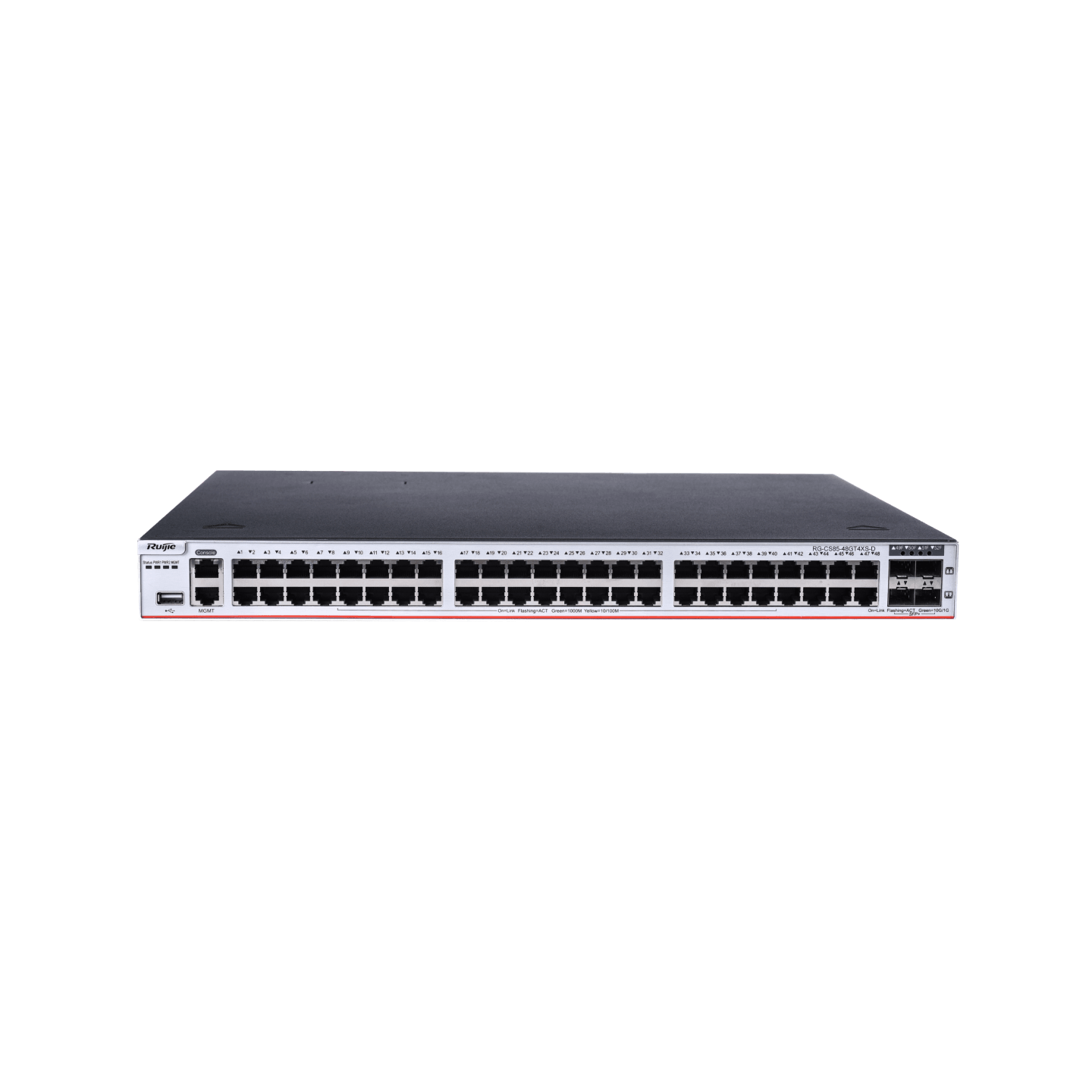 RG-CS85-48GT4XS-D 48-Port GE Electrical Layer 3 Enterprise-Class Core or Aggregation Switch,4 × 10G Uplink Ports