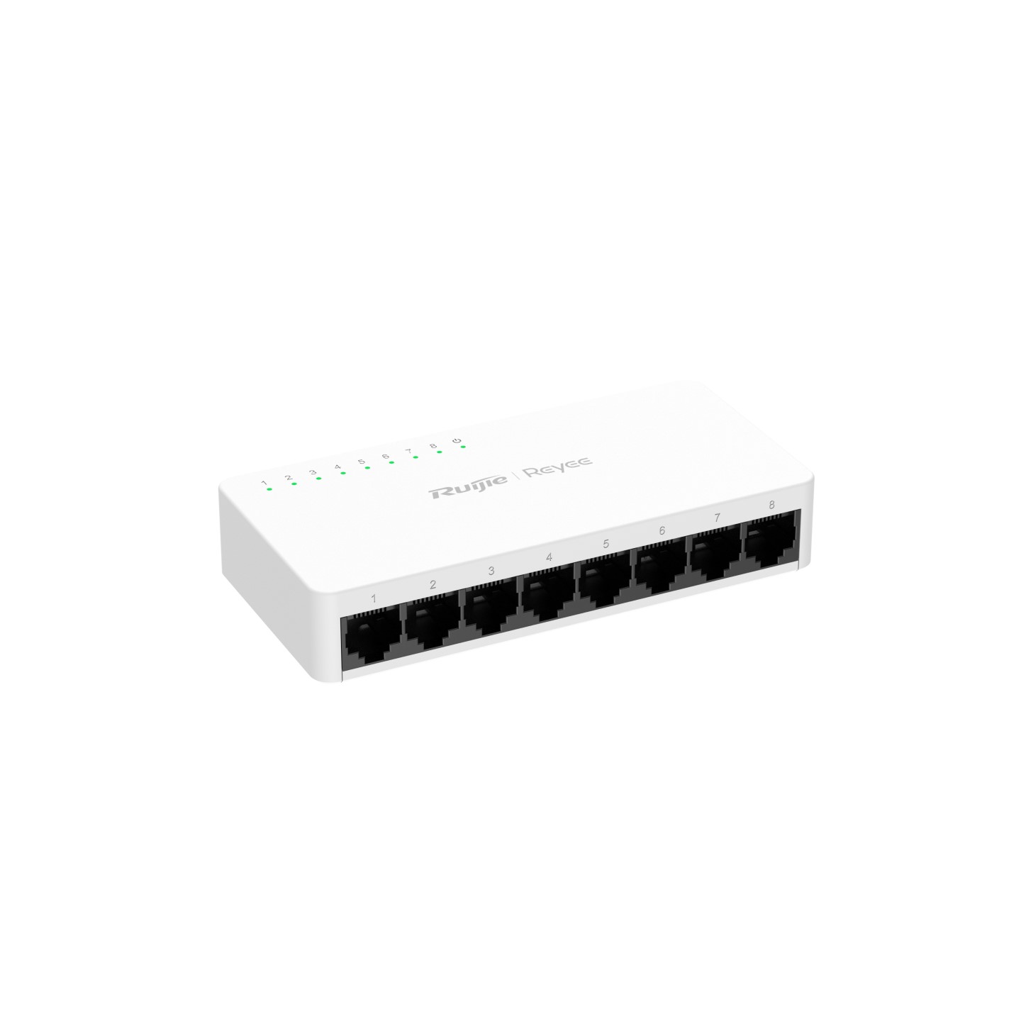 RG-ES08G-L, 8-Port 10/100/1000 Mbps Unmanaged Non-PoE Switch - Ruijie Reyee