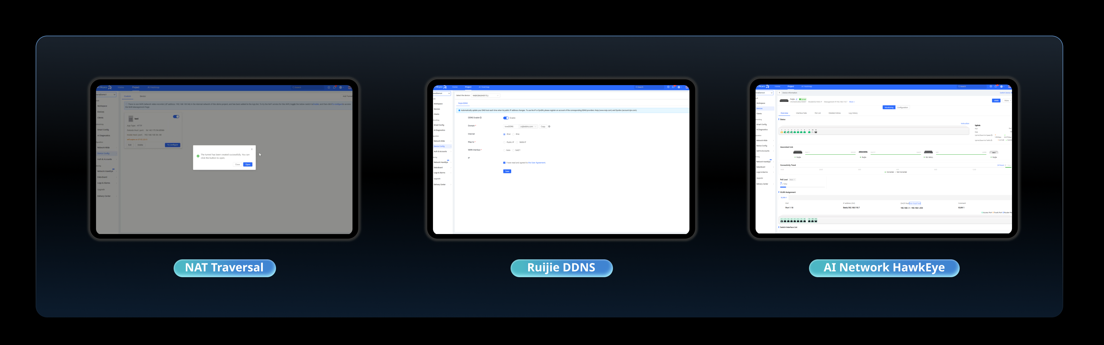 Ruijie Cloud post-sales stage functions example