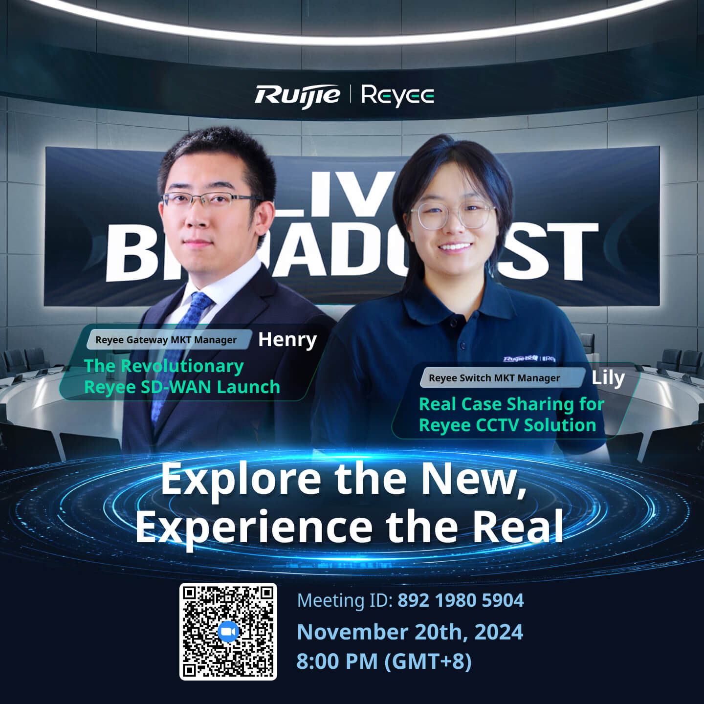 sd-wan launch event poster