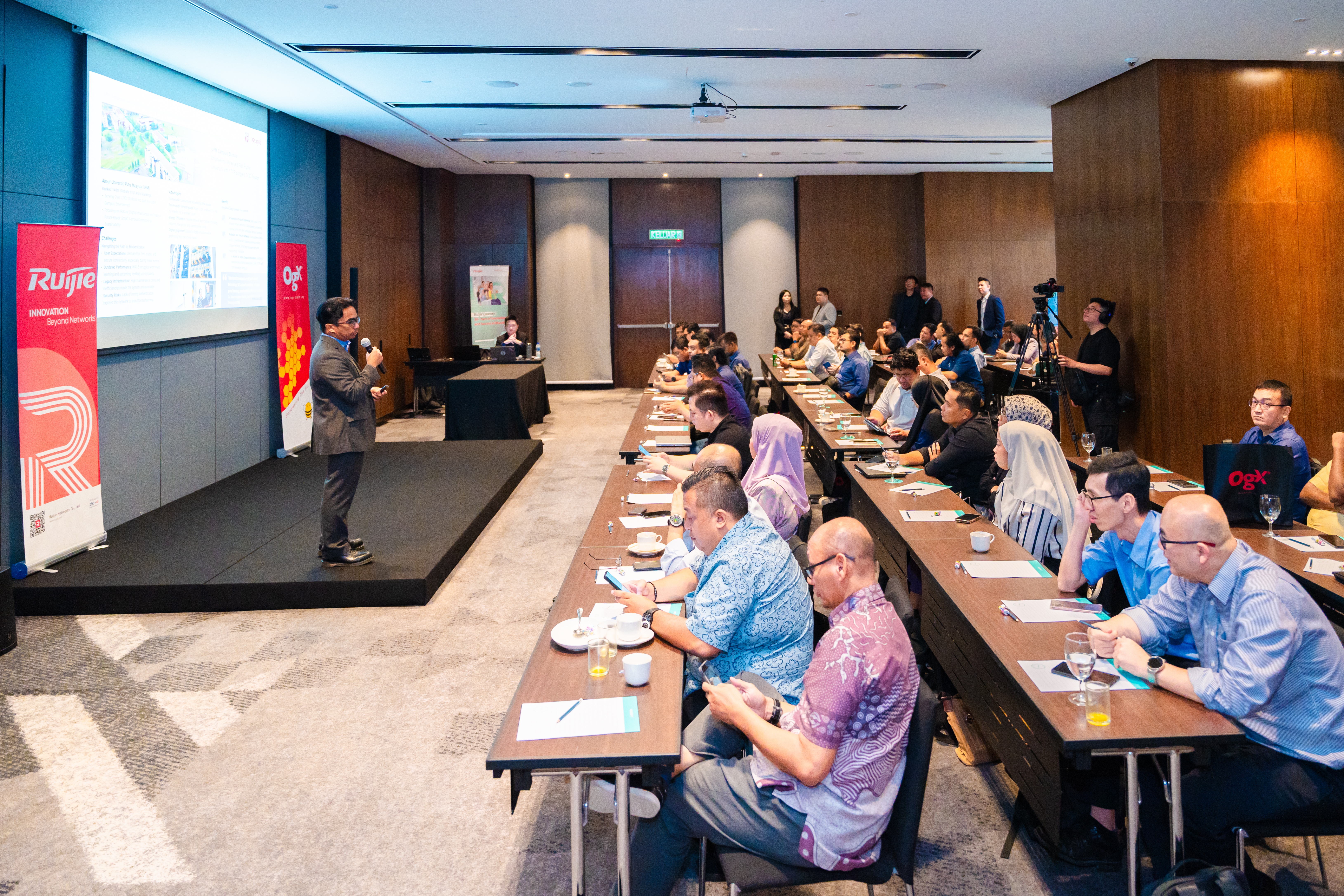Mohd Ayman, Country Service Manager for Ruijie EBG Malaysia