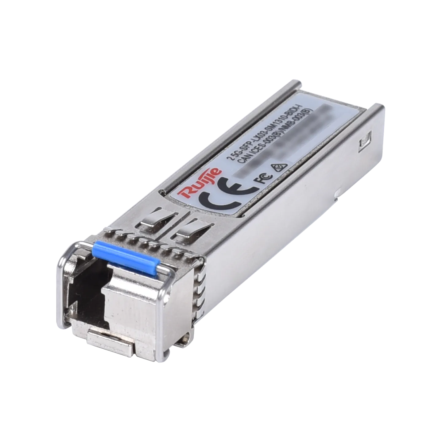 2.5G-SFP-LX03-SM1310-BIDI-I 2.5G BiDi SFP 1310nm-TX/1550nm-RX 3-km DOM Simplex LC SMF Transceiver Module