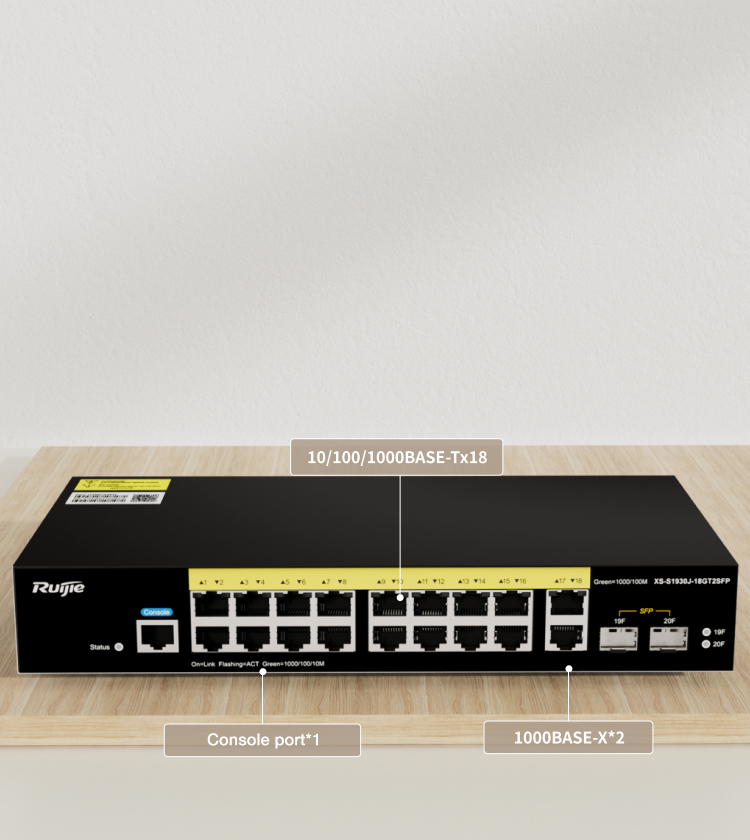 XS-S1930J-18GT2SFP - Ruijie Networks