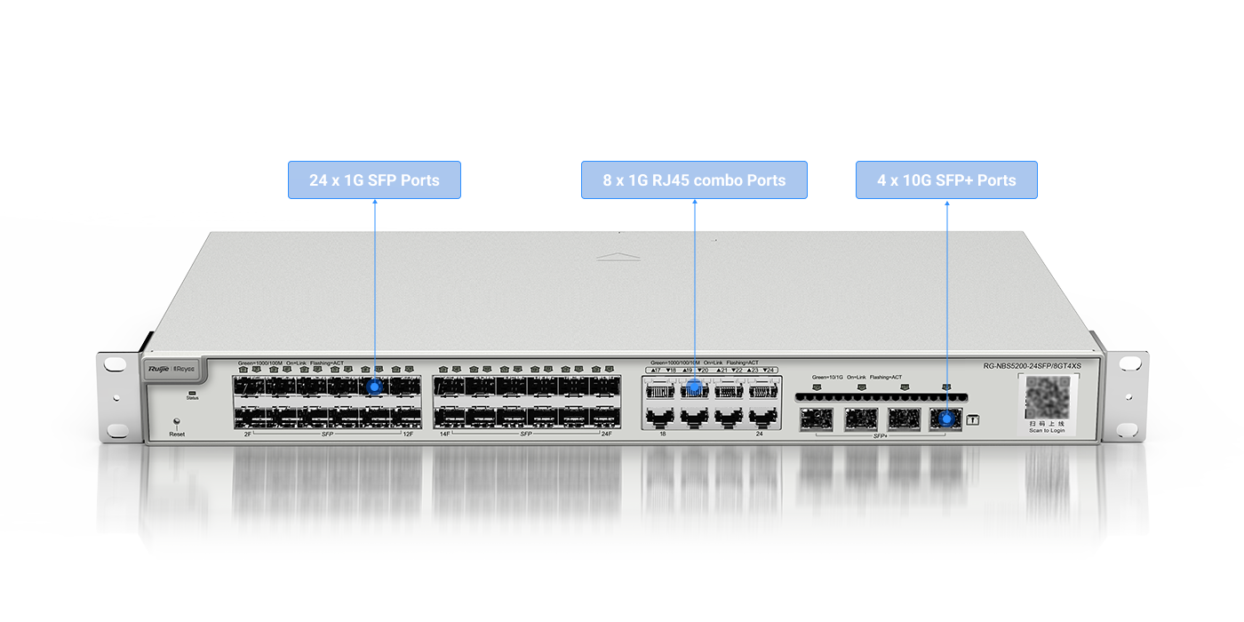 SALE** Ruijie Reyee 52-Port Gigabit Cloud Managed Switch, 4 x SFP