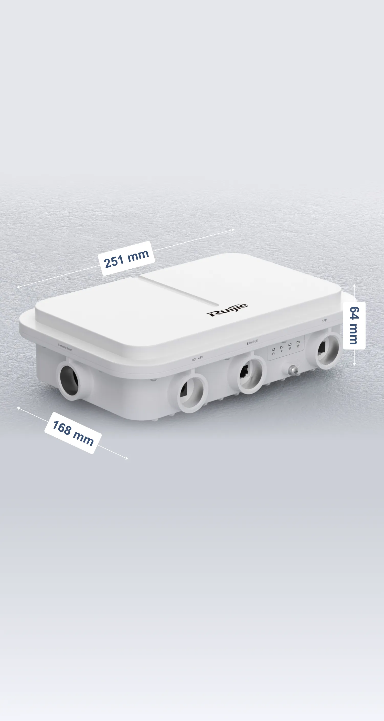 Outdoor Access Points RG-AP680-CD(V3), Wi-Fi 6 Dual-Radio